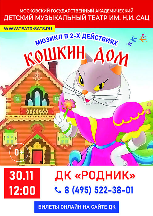 Детский мюзикл "Кошкин Дом"